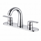 MONOCOMANDO DE LAVATORIO COM PLACA MANDOLIN CROMADO DELTA FAUCET